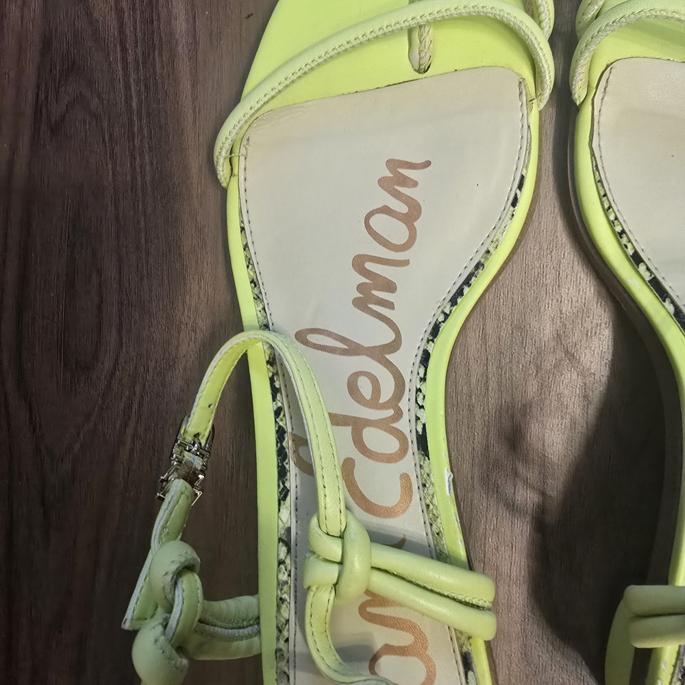 Sam Edelman Neon Chartreuse - Picture 3 of 12